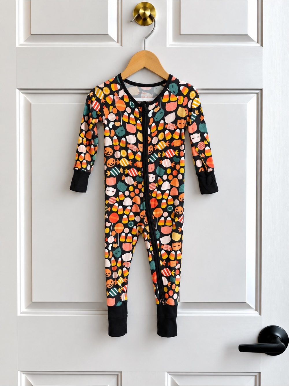 Little Sleepies Spooky Sweets Halloween Bamboo Zippy Pajamas 6-12 Months